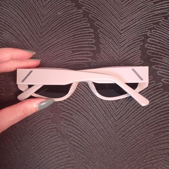 Nwot Zara Grey Cat Eye Sunglasses - Picture 14 of 16